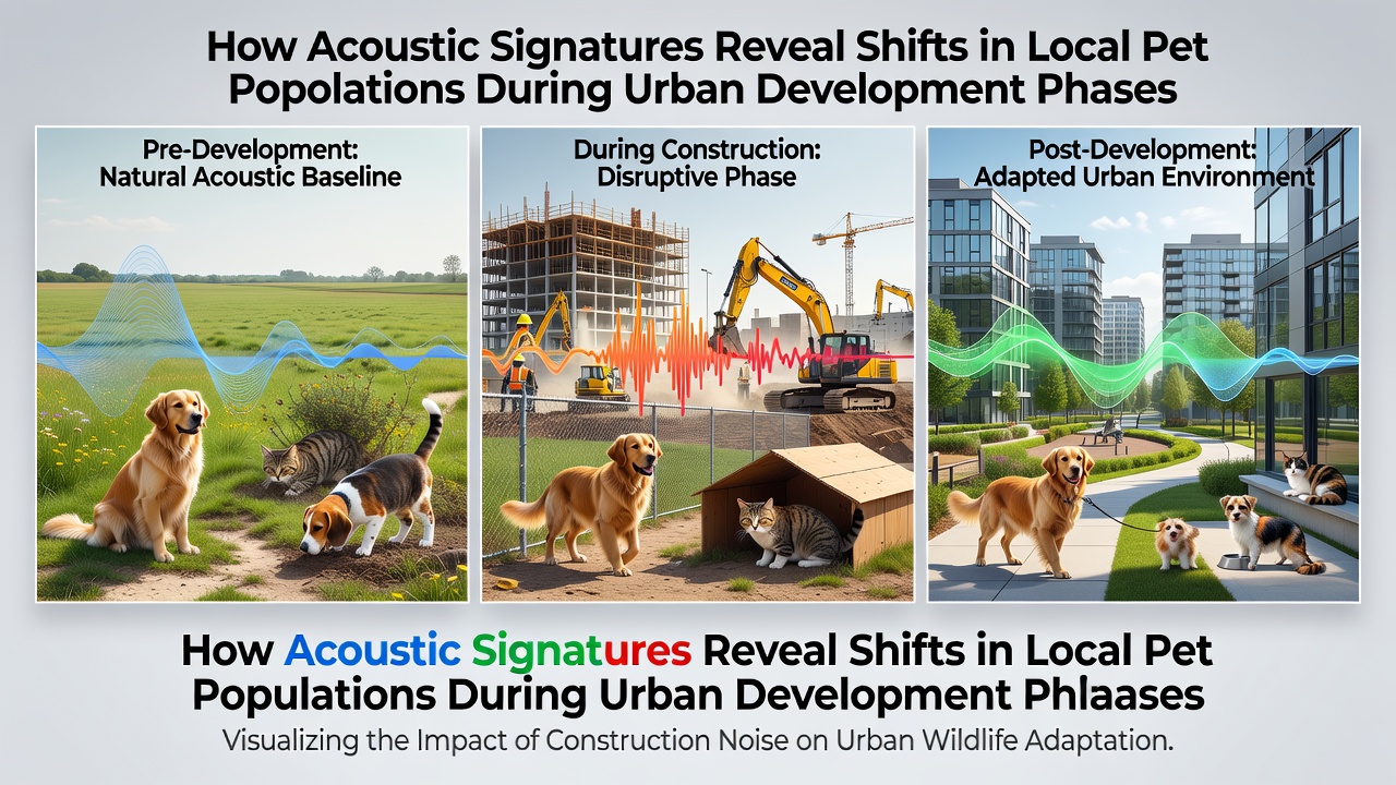 How Acoustic Signatures Reveal Shifts in Local Pet Populations During Urban Development Phases